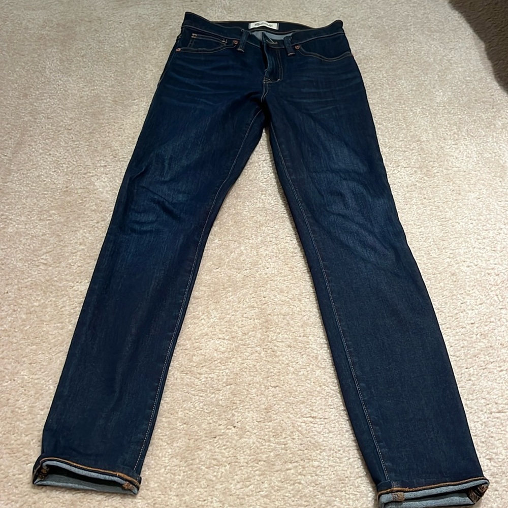 Madewell Mid rise skinny jeans Sz 25